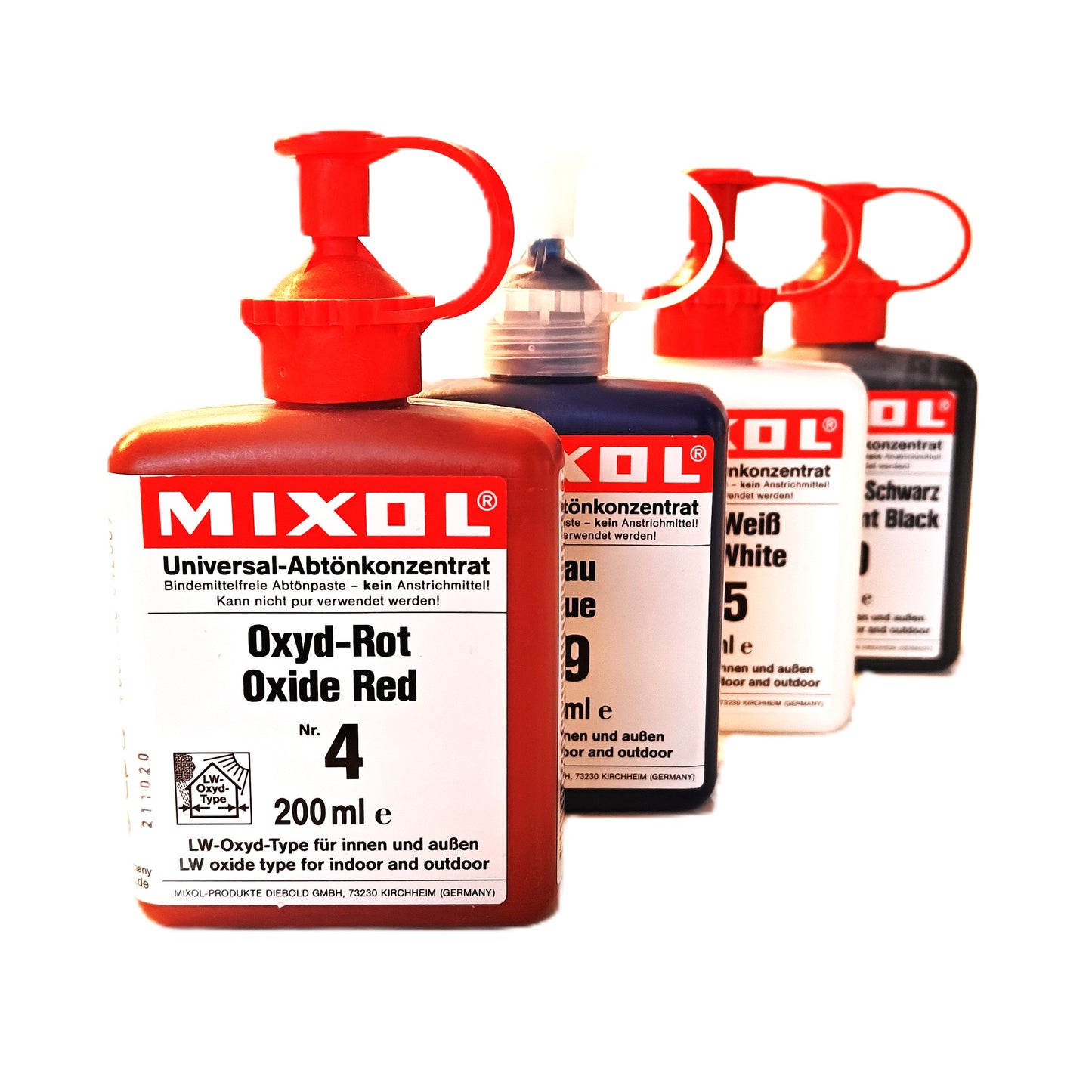 Tinting pastes for Seaboost Easy Clean